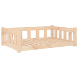 Vidaxl Dog Basket 95.5x65.5x28 cm Solid fyrretræ