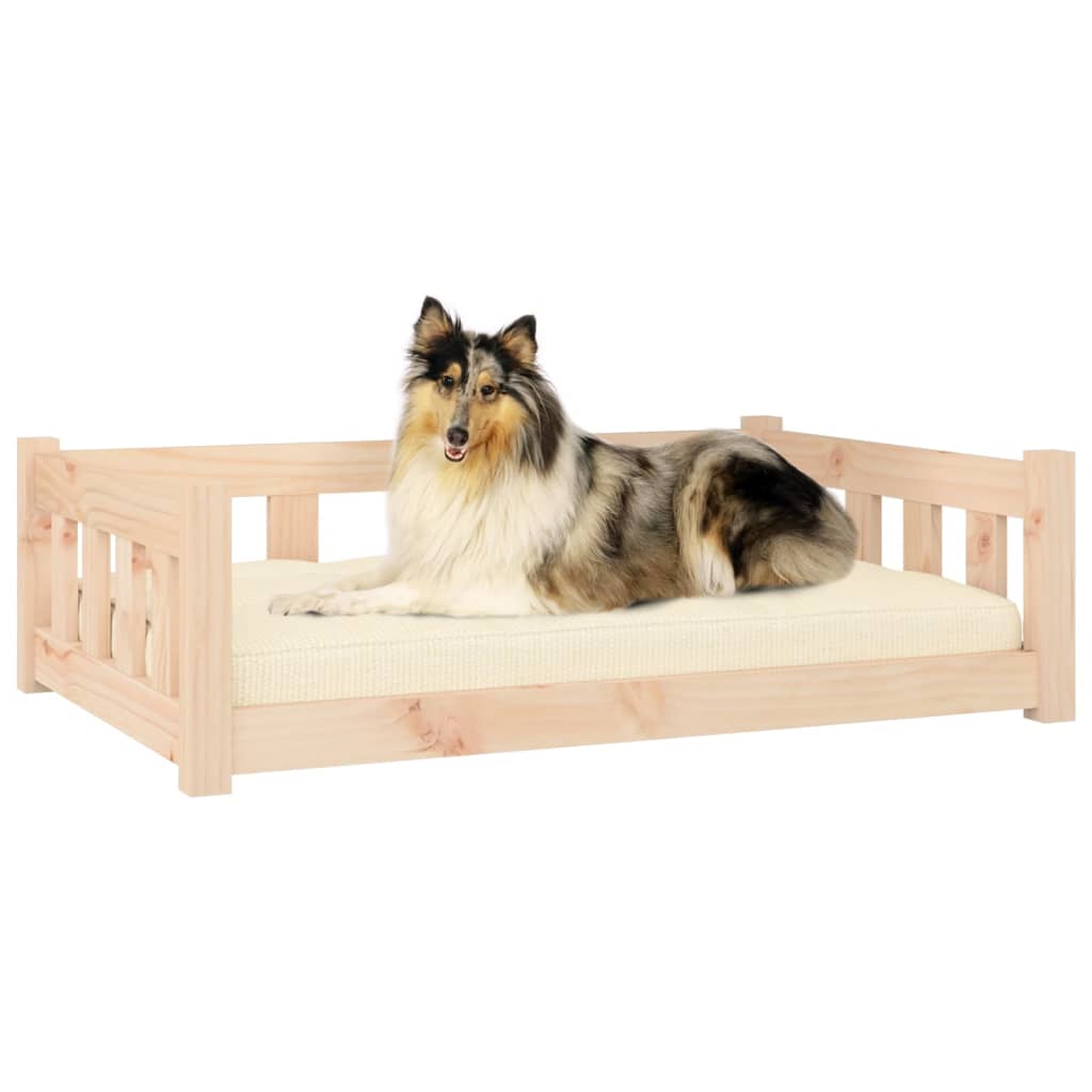 Vidaxl Dog Basket 95.5x65.5x28 cm Solid fyrretræ