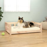 Vidaxl Dog Basket 95.5x65.5x28 cm Solid fyrretræ