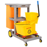 Vidaxl rengøringsvogn med polypropylen mop spand