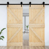 Vidaxx Door Narvik 85x210 cm Solid fyrretræ