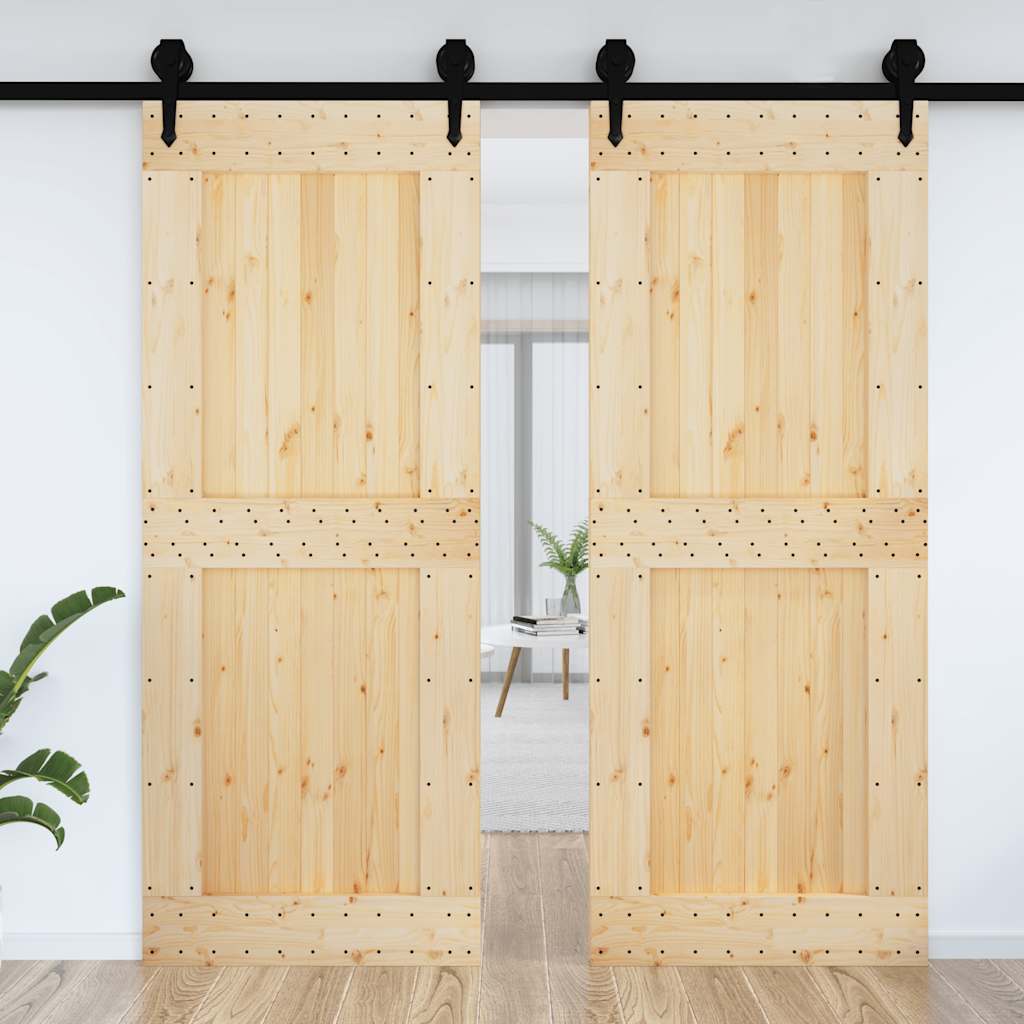 Vidaxx Door Narvik 90x210 cm Solid fyrretræ