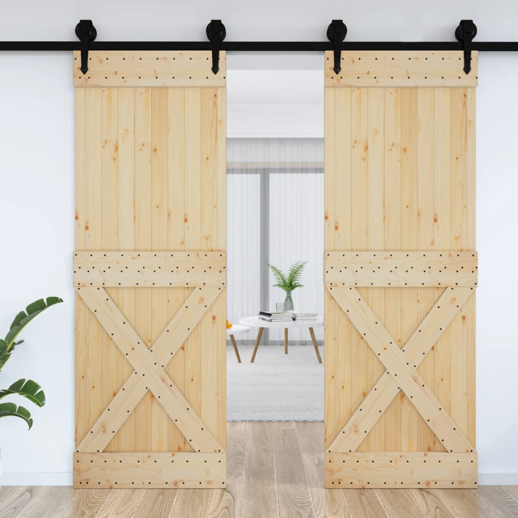 Vidaxx Door Narvik 80x210 cm Solid fyrretræ