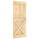 Vidaxl Door Narvik 85x210 cm Solid fyrretræ