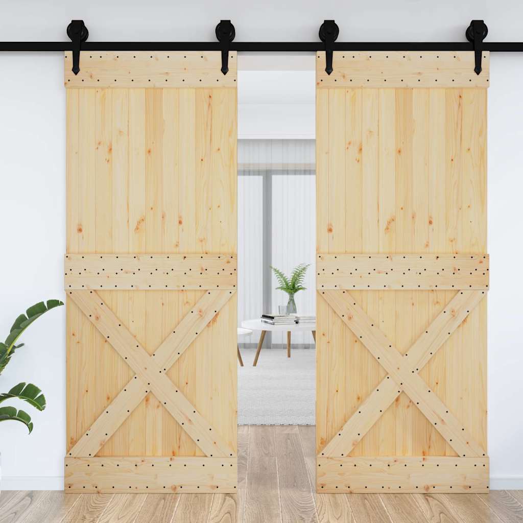 Vidaxx Door Narvik 90x210 cm Solid fyrretræ
