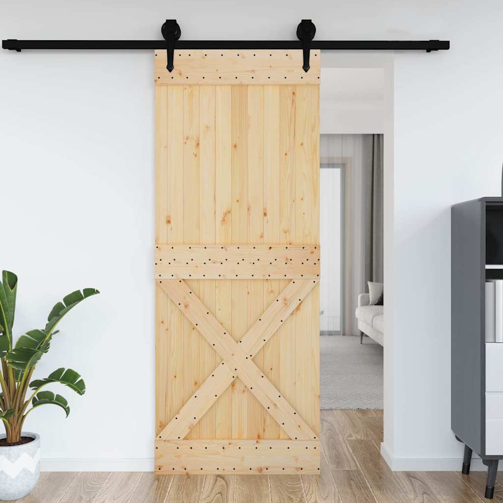 Vidaxx Door Narvik 90x210 cm Solid fyrretræ