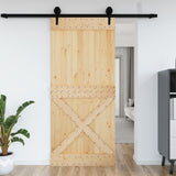 Vidaxx Door Narvik 100x210 cm Solid fyrretræ