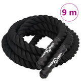 VidaXL kampreb sort 9 m 6,8 kg polyester