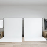 Vidaxx baggrundsstativer 2 stk 254x243 cm stål sort