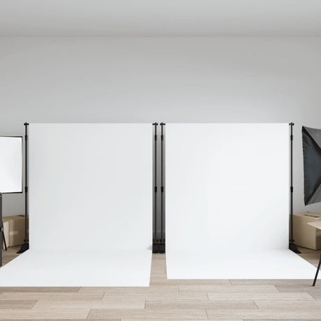 Vidaxx baggrundsstativer 2 stk 254x243 cm stål sort