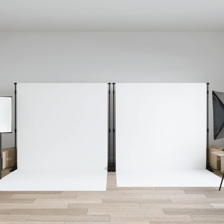 Vidaxx baggrundsstativer 2 stk 305x243 cm stål sort