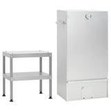 Vidaxl BBQ-ryger med galvaniseret stålbord