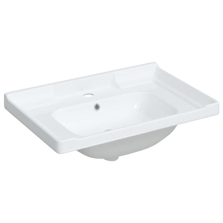 Vidaxx rektangulær vaskebasin 71x48x23 cm keramisk hvid