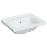 Vidaxx rektangulær vaskbasin 61x48x19,5 cm keramisk hvid