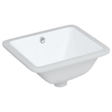 Vidaxx rektangulær vaskbasin 36,5x32x15,5 cm keramisk hvid