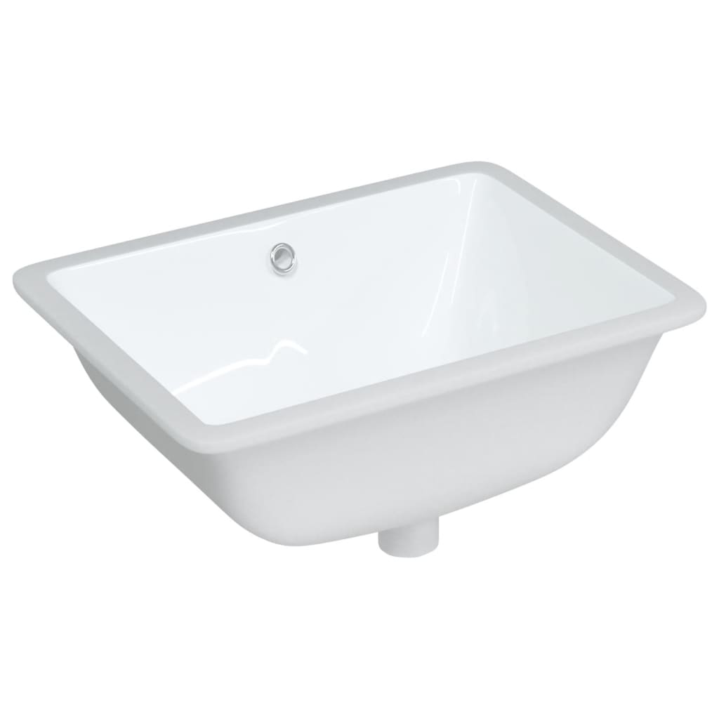 Vidaxx rektangulær vaskebasin 52x38,5x19,5 cm keramisk hvid