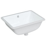Vidaxx rektangulær vaskebasin 52x38,5x19,5 cm keramisk hvid
