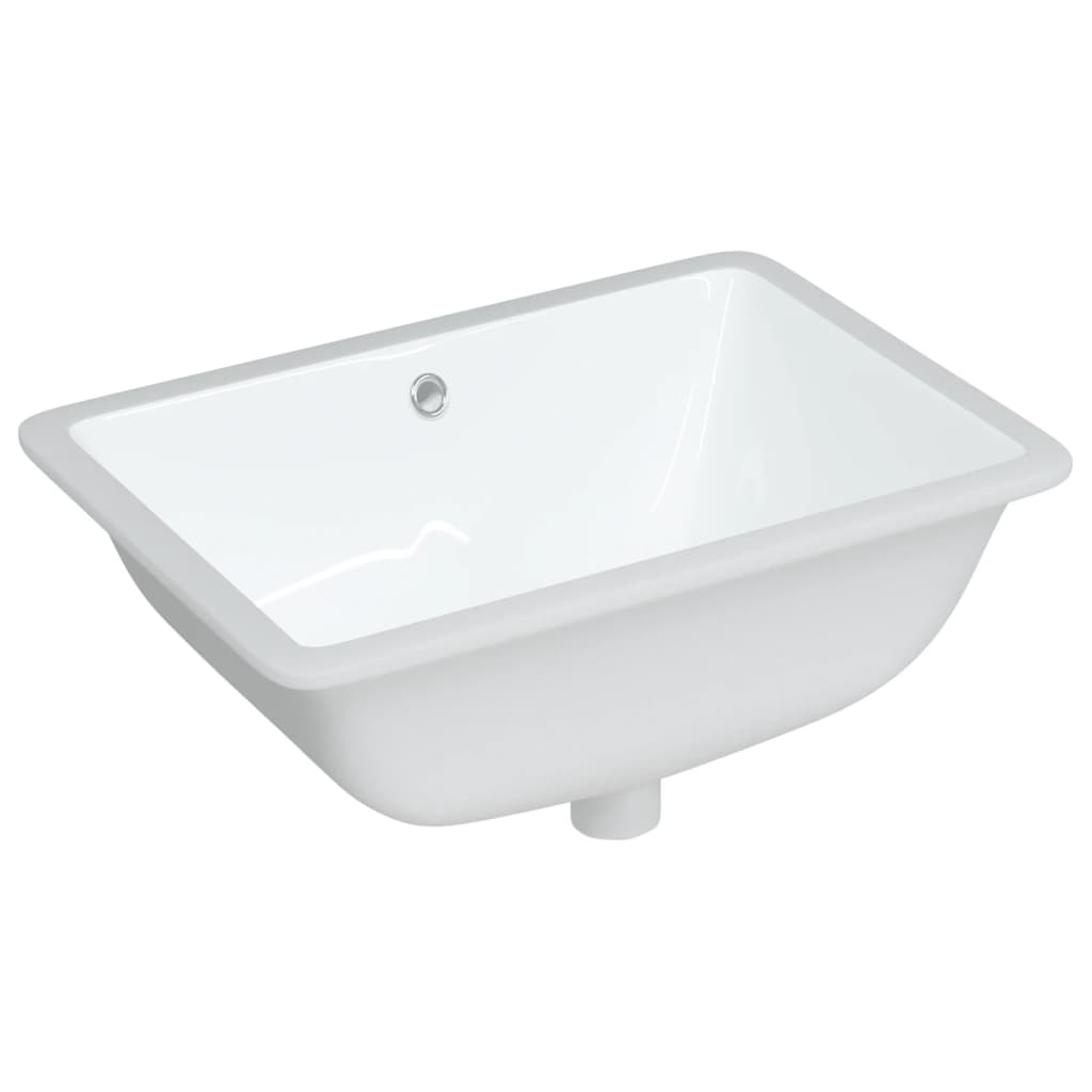 Vidaxx rektangulær vaskbasin 55,5x37,5x19 cm keramisk hvid