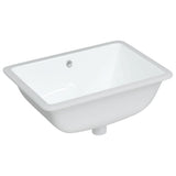 Vidaxx rektangulær vaskbasin 55,5x37,5x19 cm keramisk hvid