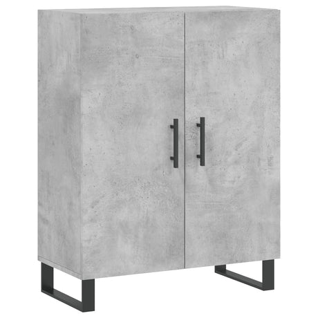 Vidaxl dressoir 69,5x34x90 cm bewerkt hout betongrijs