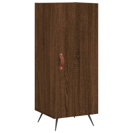 Vidaxl dressoir 34,5x34x90 cm bewerkt hout bruin eikenkleur