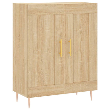 Vidaxl dressoir 69,5x34x90 cm bewerkt hout sonoma eikenkleurig