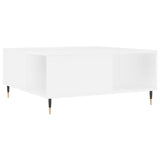 Vidaxl salontafel 80x80x36,5 cm bewerkt hout wit