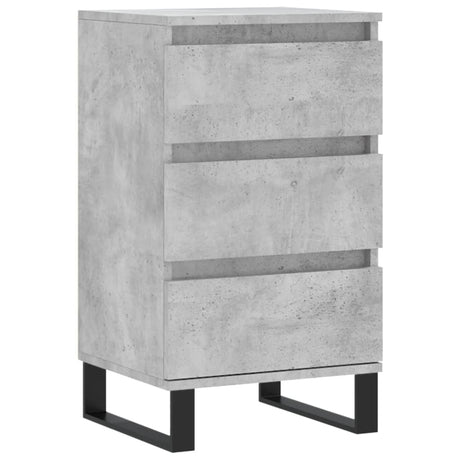Vidaxl dressoir 40x35x70 cm bewerkt hout betongrijs
