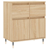 Vidaxl dressoir 60x35x70 cm bewerkt hout sonoma eikenkleurig