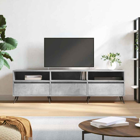 Vidaxl tv-meubel 150x30x44,5 cm bewerkt hout betongrijs