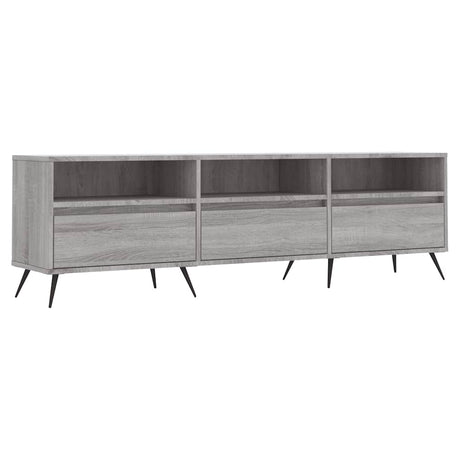 Vidaxl tv-meubel 150x30x44,5 cm bewerkt hout grijs sonoma eikenkleurig