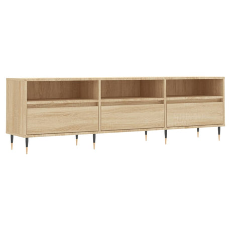 Vidaxl tv-meubel 150x30x44,5 cm bewerkt hout sonoma eikenkleurig