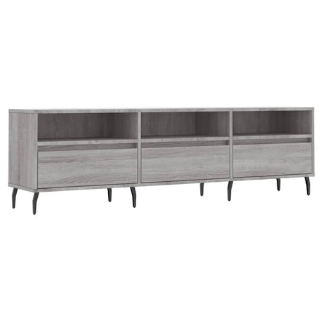 Vidaxl tv-meubel 150x30x44,5 cm bewerkt hout grijs sonoma eikenkleurig