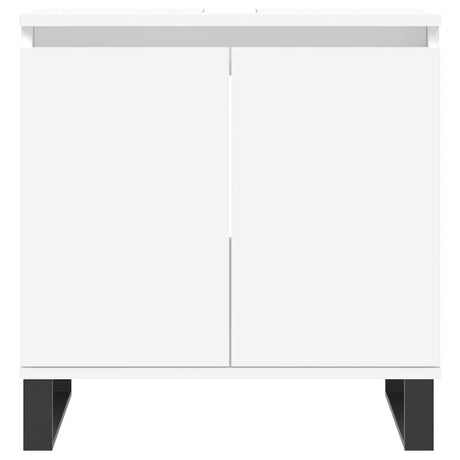 Vidaxl badkamerkast 58x33x60 cm bewerkt hout wit