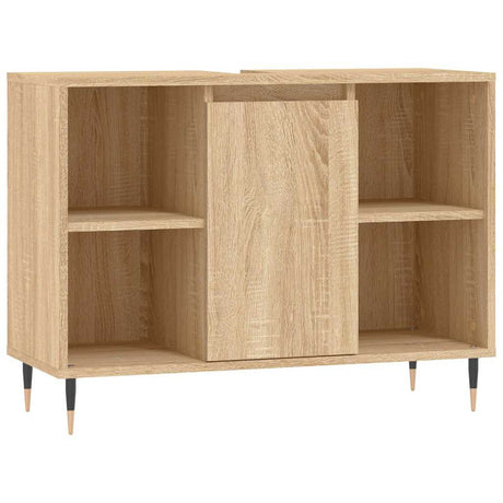 Vidaxl badkamerkast 80x33x60 cm bewerkt hout sonoma eikenkleurig