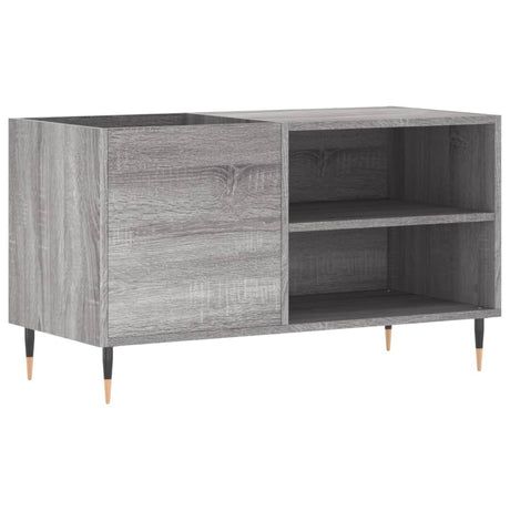 Vidaxl platenkast 85x38x48 cm bewerkt hout grijs sonoma eikenkleurig