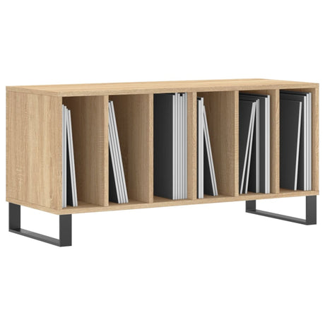 Vidaxl platenkast 100x38x48 cm bewerkt hout sonoma eikenkleurig