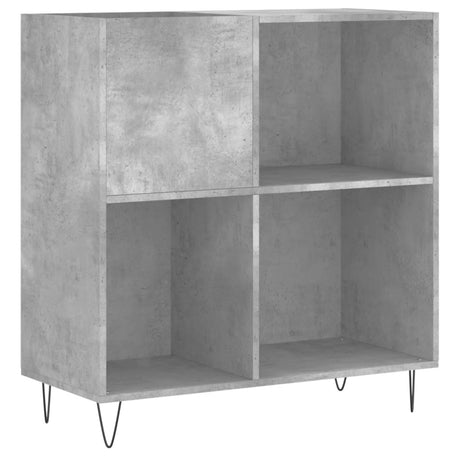 Vidaxl platenkast 84,5x38x89 cm bewerkt hout betongrijs