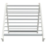 Vidaxx tørrestativ til badekar forlænges 53-90 cm aluminium