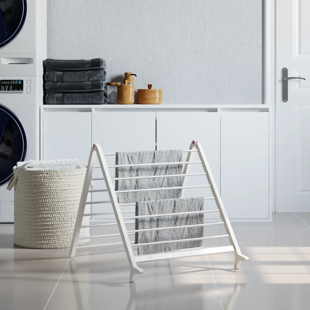 Vidaxx tørrestativ til badekar forlænges 53-90 cm aluminium