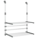 Vidaxx tørrestativ til altan 54x25x42 cm aluminium