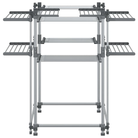 VidaXL vasketøjstativ 107x107x120 cm aluminium
