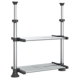 Vidaxl Køkkenet 50x25x (50-70) cm aluminium