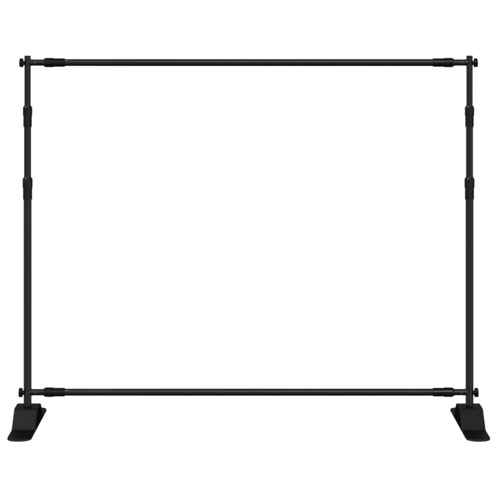 Vidaxl baggrundsstandard 254x243 cm stål sort