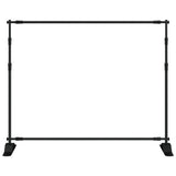 Vidaxl baggrundsstandard 254x243 cm stål sort