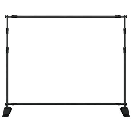 Vidaxl baggrundsstandard 254x243 cm stål sort