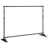 Vidaxl baggrundsstandard 305x243 cm stål sort