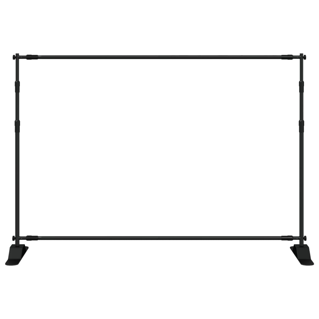 Vidaxl baggrundsstandard 305x243 cm stål sort