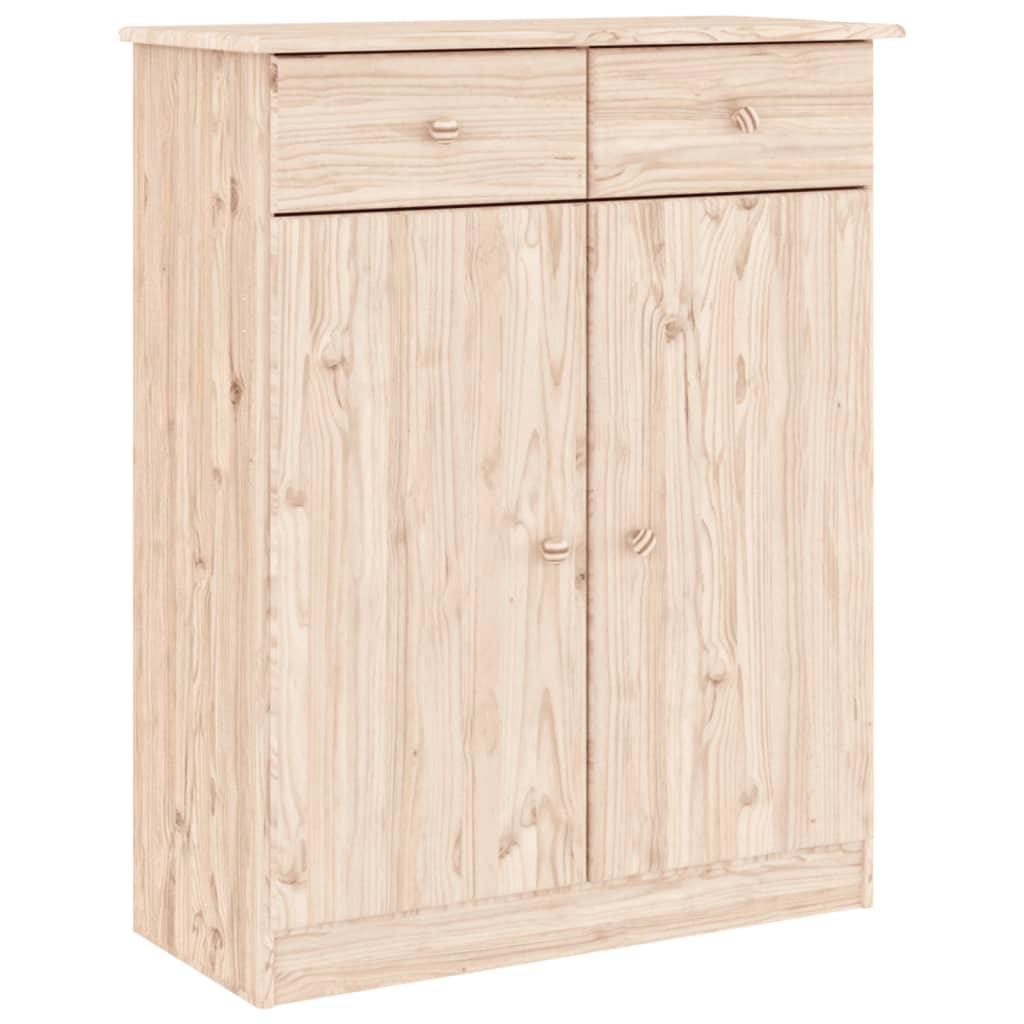 VIDAXX SHOE CABINET ALTA 77X35X96 CM SOLID PINE WOOD