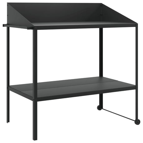 Vidaxxl Plant Stand 100x54.5x100 cm galvaniseret stål Antracitfarve